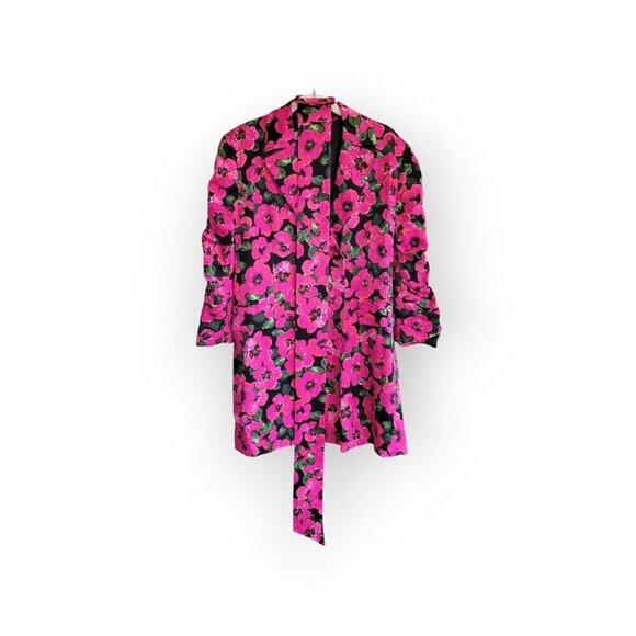 Zara Pink Floral Mini Dress - Picture 13 of 13